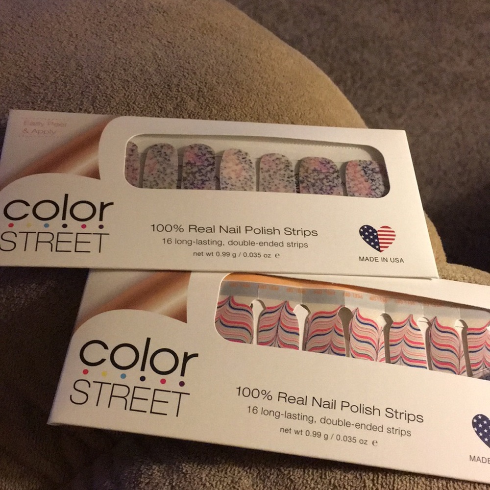 Color Street Nail Polish Strips 2 sets